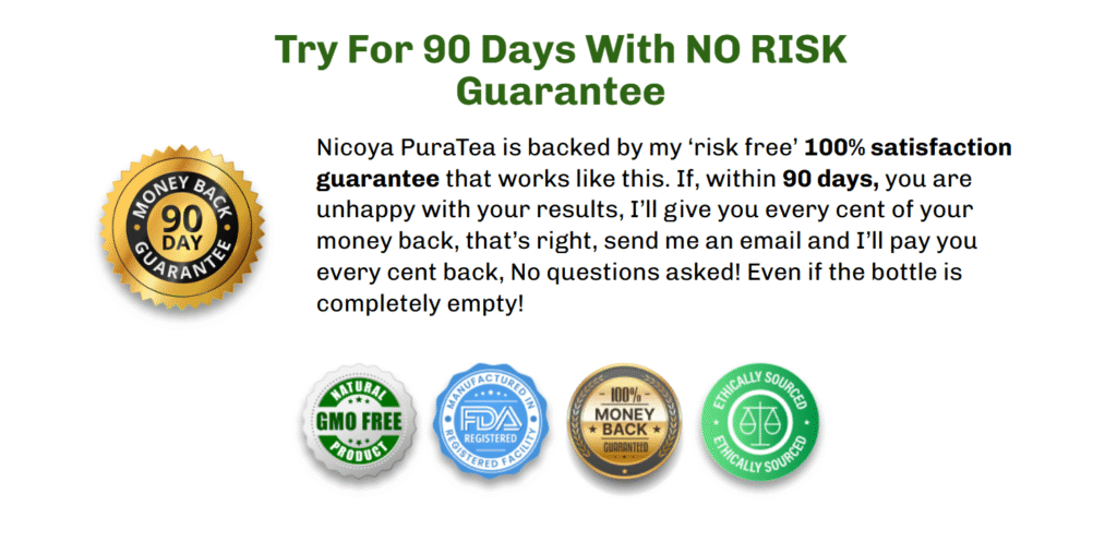 Nicoya PuraTea weight loss