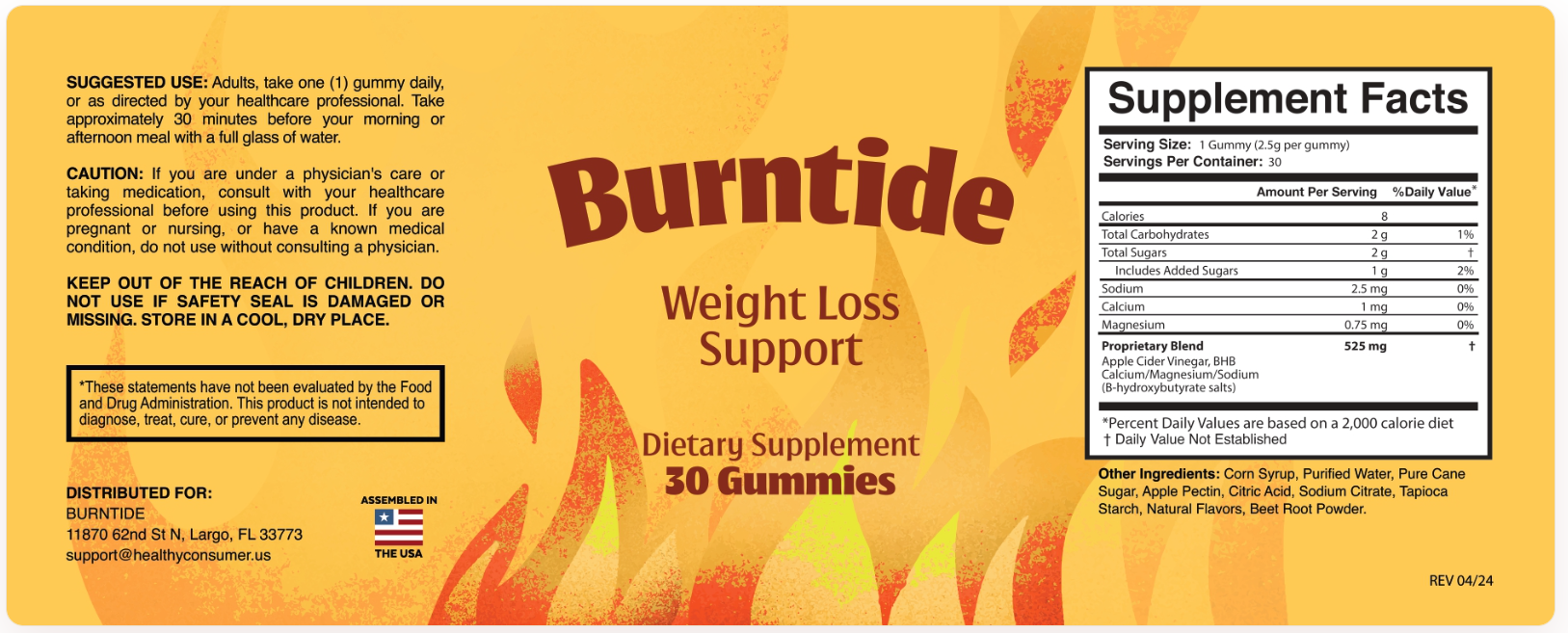 BurnTide Gummies Reviews